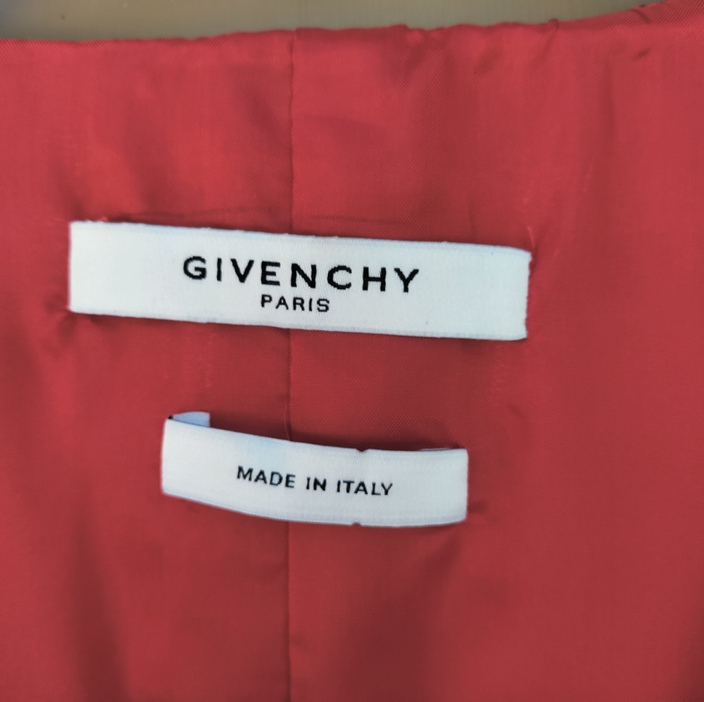 Givenchy Red Vest Dress with Back Tie - Picture 2 of 9